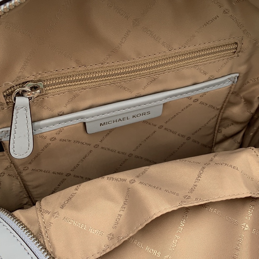 MICHAEL KORS JET SET GIRLS JAYCEE MEDIUM BACKPACK BRIGHT WHITE/ BLUE COL… - Picture 12 of 16